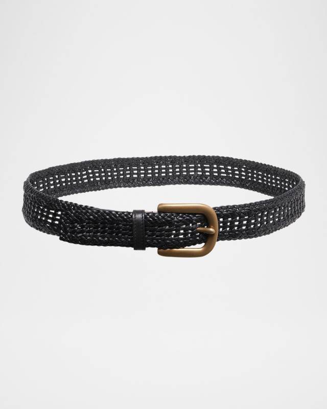 Sam Woven Leather Belt